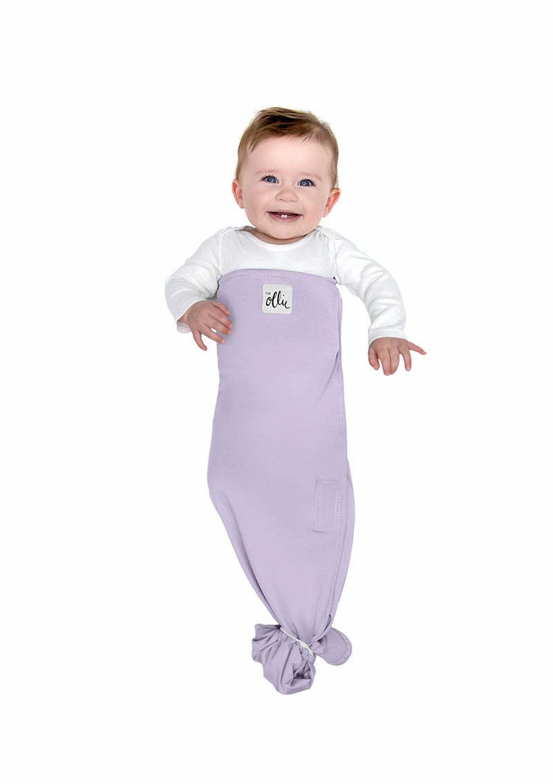 The Ollie Swaddle - Adjustable Baby Swaddle for Newborns | Pediatrician-Approved for Safe Sleep | Easy Closure | Arms-Out | Lightweight, Machine-Washable | Easy Diaper Access - Image 4